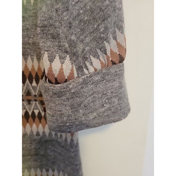 70s David Crystal Mock Turtleneck Sheath Dress Argyle Diamond Motif - Picture 4 of 13